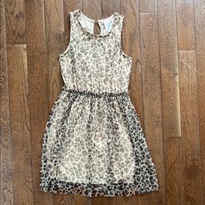 Leopard Print Kids Dress